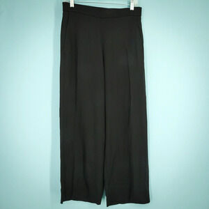Piazza Sempione 42 Size 6 US Black Jennifer Pull On Stretch Wide Leg Knit Pants
